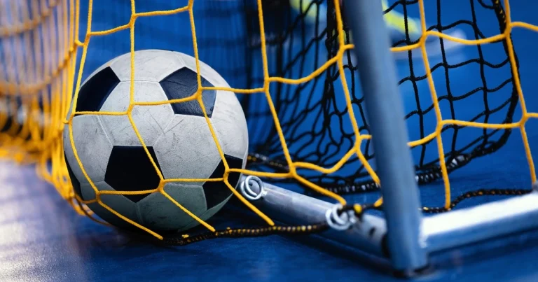 futsal origin picture of futsal ball and futsal goal