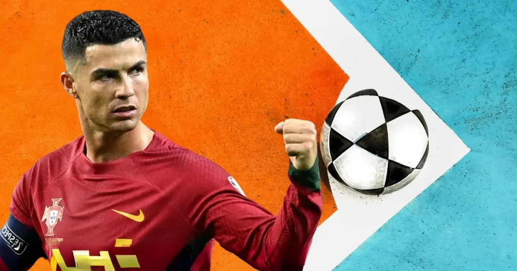 cristiano ronaldo.. a football player who played futsal