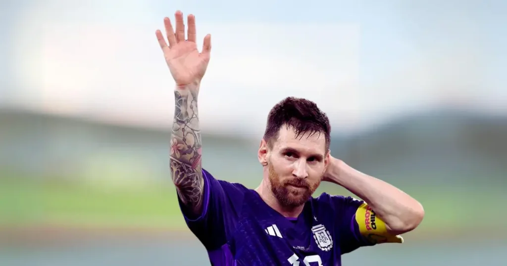 footballer messi who playd futsal