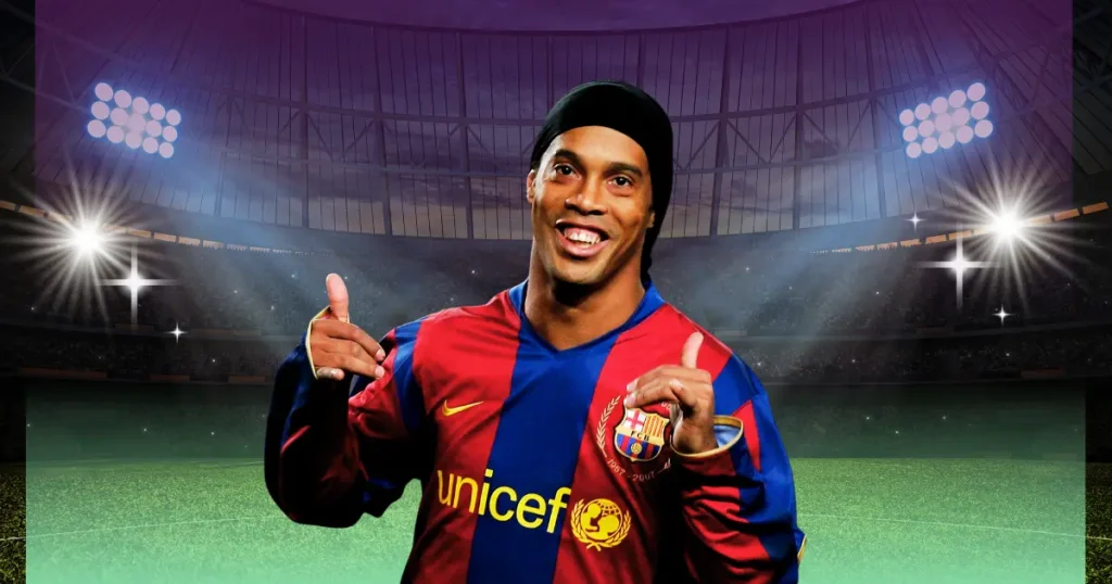 1 of the footballer who played futsal..ronaldinho