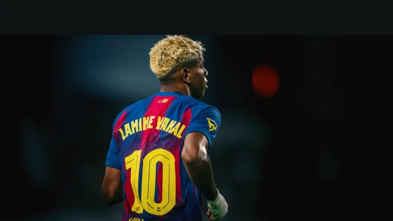 Lamine Yamal. young footballer