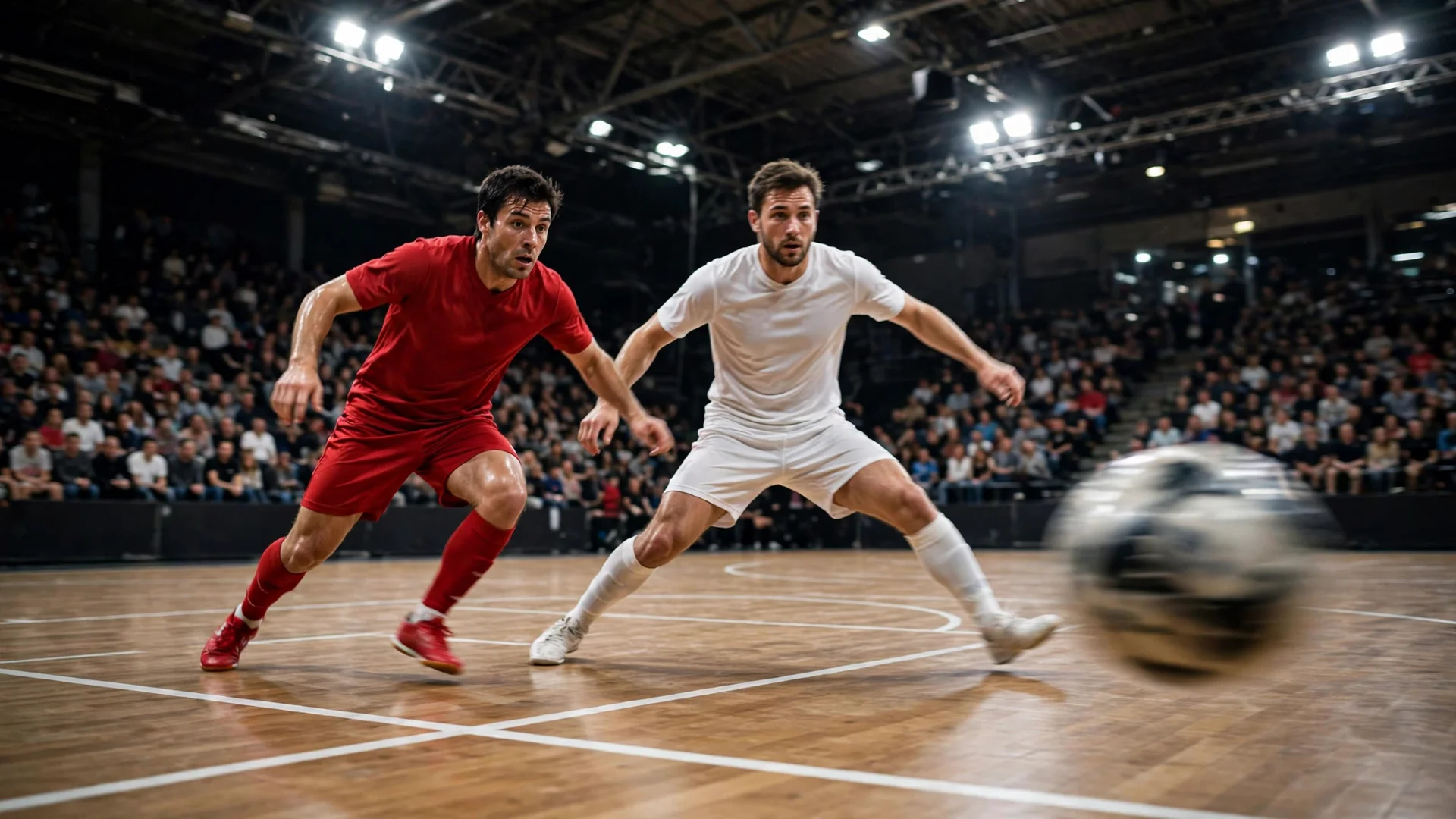 Egypt vs Angola futsal AFCON 2026 group stage match action in Rabat