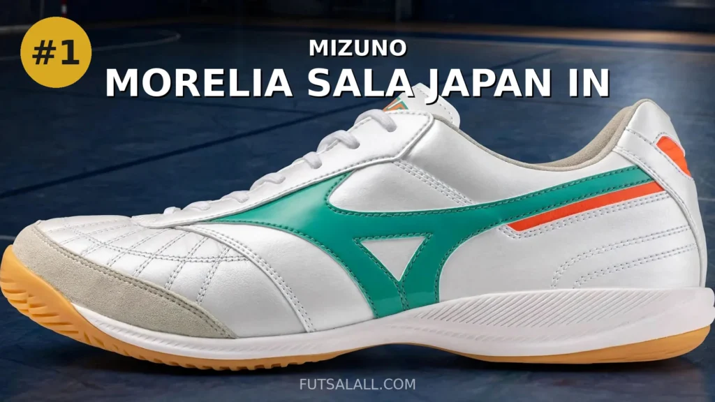 Mizuno Morelia Sala Japan indoor futsal shoe for wide feet