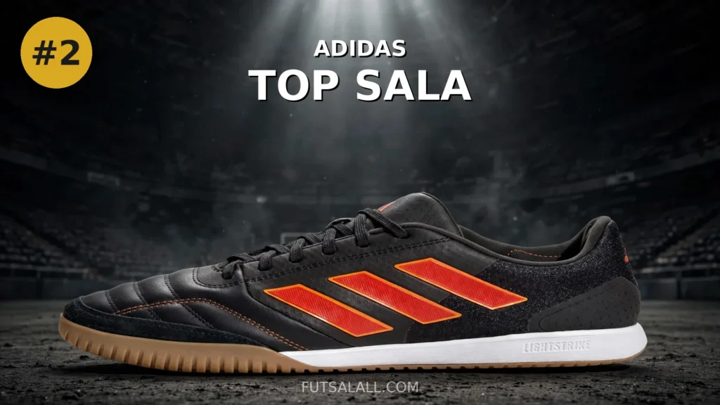 Adidas Top Sala indoor soccer shoe — leather comfort for wide feet