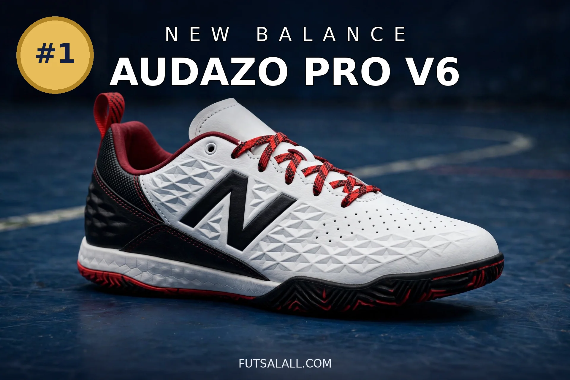 New Balance Audazo Pro V6 futsal shoe