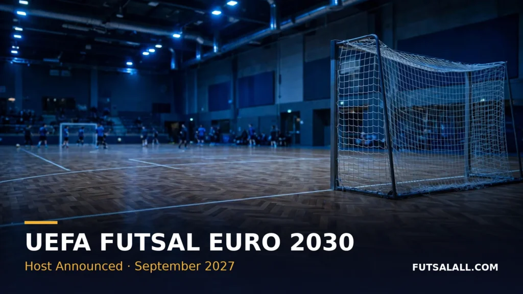 UEFA Futsal EURO 2030 — Host announced September 2027