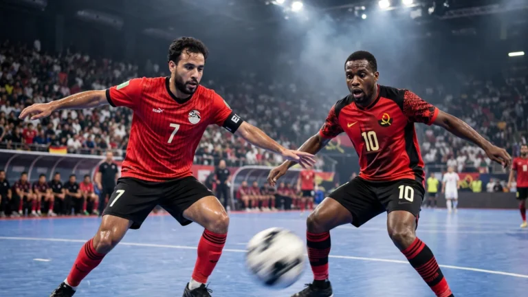 Egypt vs Angola Futsal AFCON 2026 Group B decider