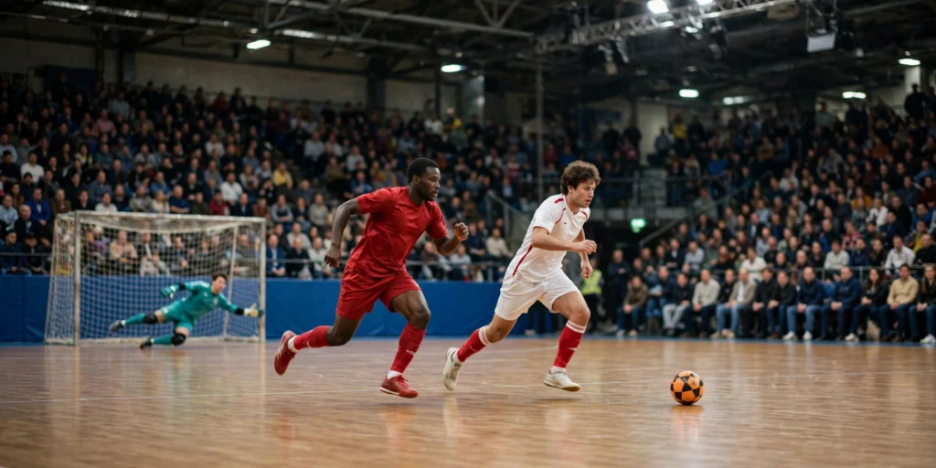 Egypt vs Algeria Futsal AFCON 2026 third-place playoff — Egypt players celebrate the bronze medal at Prince Moulay Abdellah Sports Hall, Rabat