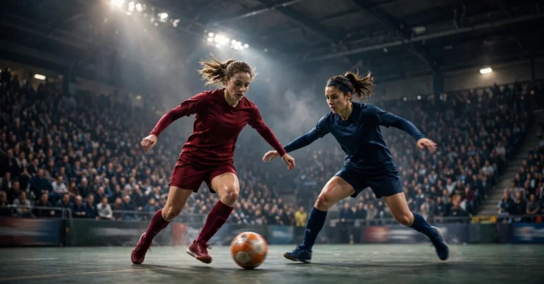 Spain women's futsal team in action during UEFA Women's Futsal EURO 2027 qualifying